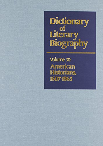 American Historians, 1607-1865