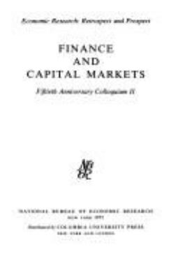 Finance And Capital Markets