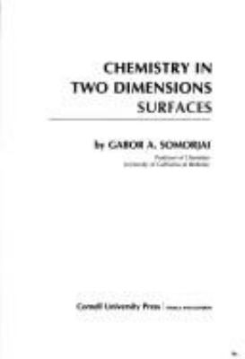 Chemistry In Two Dimensions : surfaces