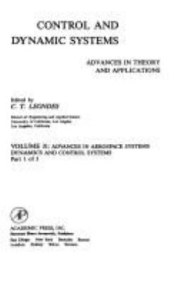 Advances In Aerospace Systems Dynamics And Control Systems