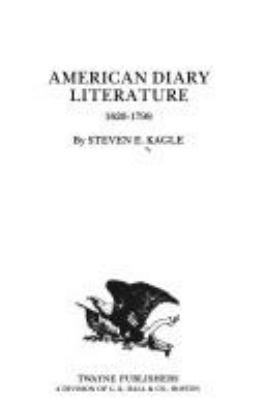 American Diary Literature, 1620-1799