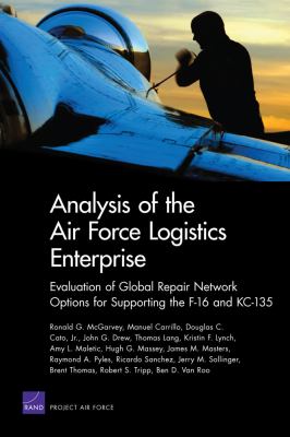 Analysis Of The Air Force Logistics Enterprise : evaluation of global repair network options for supporting the F-16 and KC-135