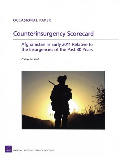 Counterinsurgency Scorecard : Afghanistan in early 2011 relative to the insurgencies of the past 30 years