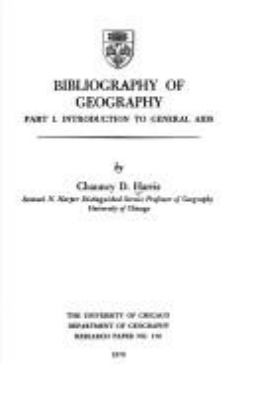 Bibliography Of Geography